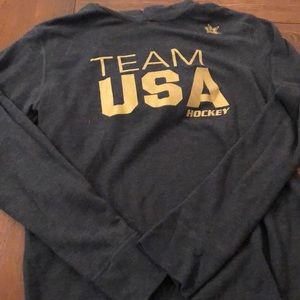 Team USA hockey long sleeve shirt